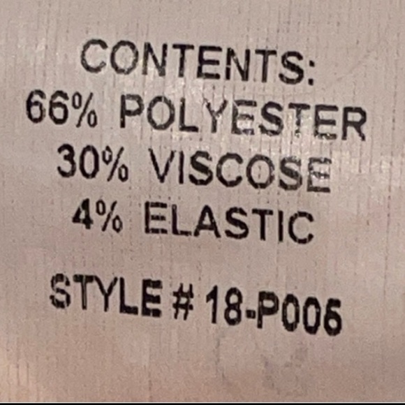 PEACE OF CLOTH BLACK  PARTICULAR ANKLE SLIT PANT Sz. 10 - Picture 8 of 8